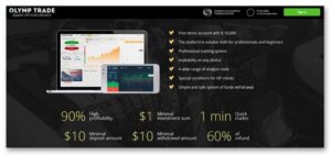 بررسی بروکر باینری آپشن اُلیمپ ترید OlympTrade 1